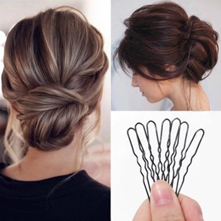 60 Pçs Preto Invisível Ondulado Hairpin Metal Em Forma De U Grampos De Cabelo Simples Penteado Feminino Acessório em Oferta na Shopee