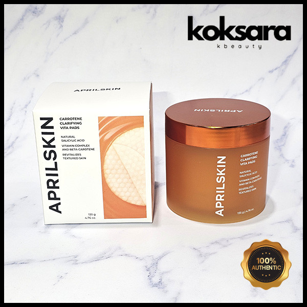 Aprilskin Carrotene Clarifying Vita Pads 135g / 60 sheets