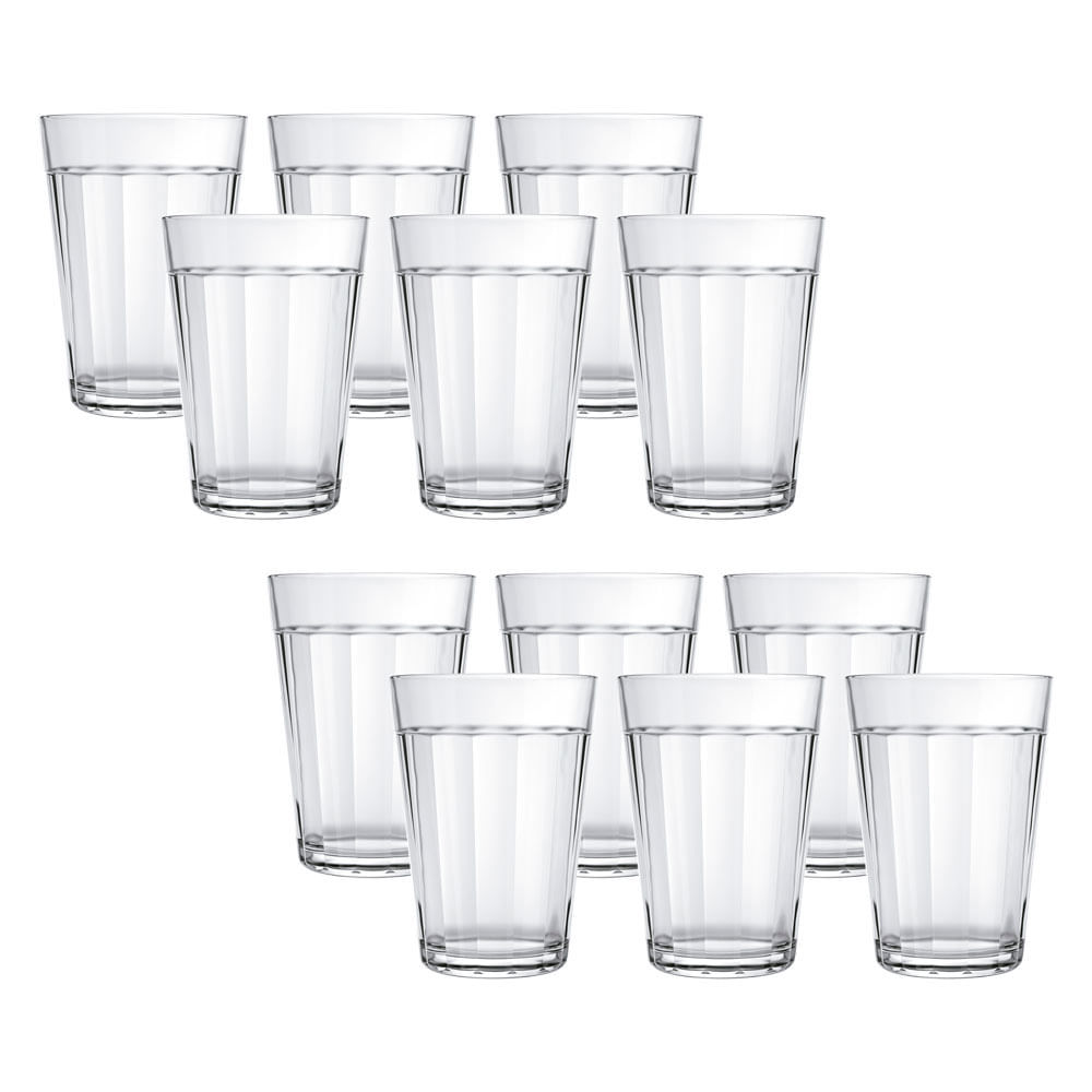 Detalhes do Conjunto com 12 Copos Americano 190ml Nadir