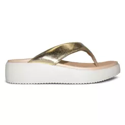 Tamanco Modare Feminino Metalizado Conforto Salto Anabela 7189.101