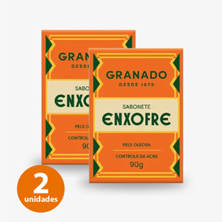 KIT 2 Sabonetes em Barra Granado Enxofre Antioleosidade - 90g em Oferta na Shopee