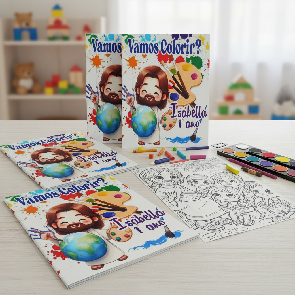 10 Lembrancinhas Livro Para Colorir O Maior Pintor Do Mundo