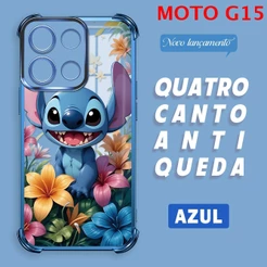 Capa Para Motorola Moto G15 G17 Capinha Anti Choque Case Transparente 0322 FS