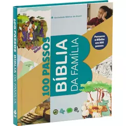 Bíblia da Família 100 Passos | NTLH | Infantil | Capa Dura | Capa Ilustrada
