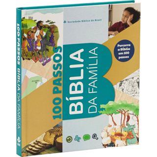 Bíblia da Família 100 Passos | NTLH | Infantil | Capa Dura | Capa Ilustrada em Oferta na Shopee