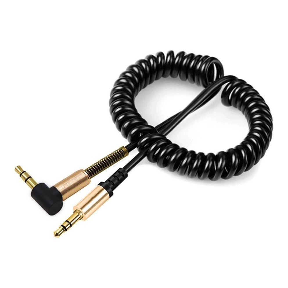 Cabo Auxiliar P2 x P2 Espiral (p2 X v22) Stereo Mp3 Mp4