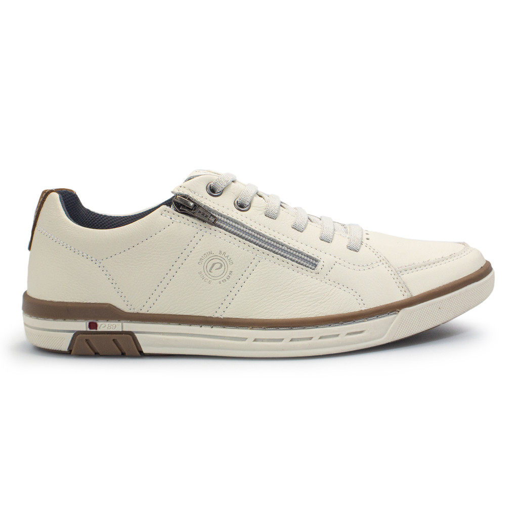 Sapatênis Pegada Masculino Stretch Couro Zíper 119313