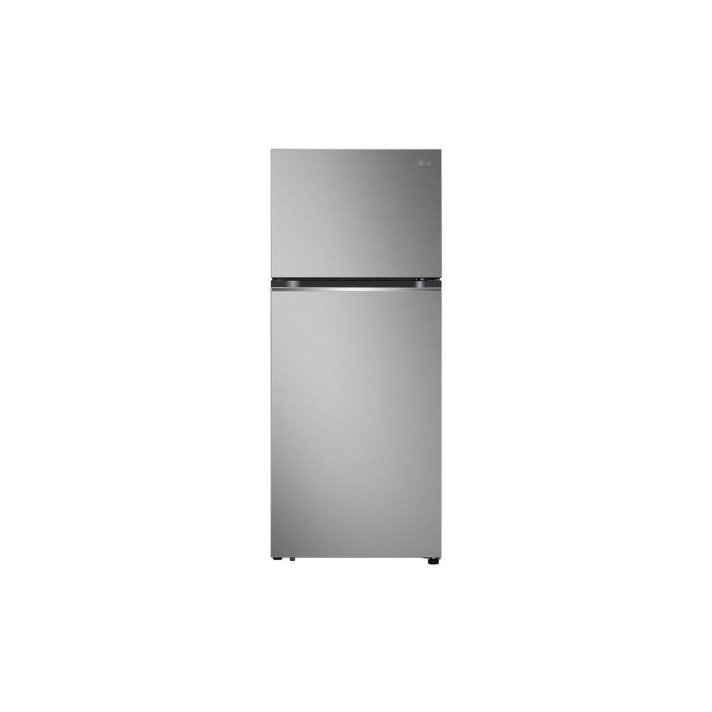 Geladeira LG Frost Free Inverter 375L Duplex Inox Look (GN-B372PFM2) 220V