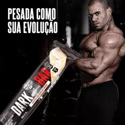 Barra de Proteína Darkness Dark Bar 720g 8 unidades