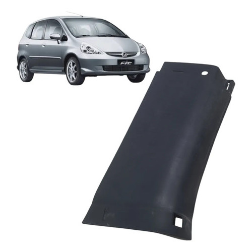 Moldura Soleira Traseira Direita Honda Fit Lx 2003 2008 1.4 Preto