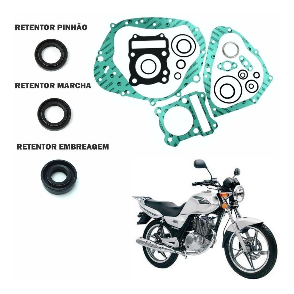Jogo Juntas Motor + Retentores Suzuki Yes 125 2008 A 2013