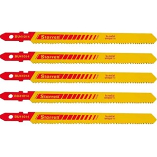 Lâmina serra tico tico 100 mm 14 dentes bimetal multiuso 5 peças - BU41014 Starrett em Oferta na Shopee