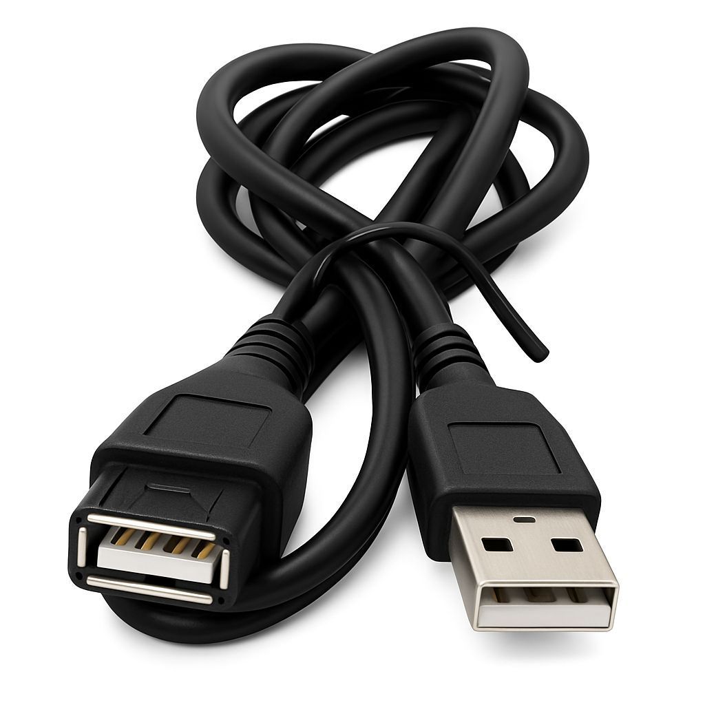 Cabo Extensor Usb Macho X Fêmea 1.5 Metros Preto Mymax · foto 2