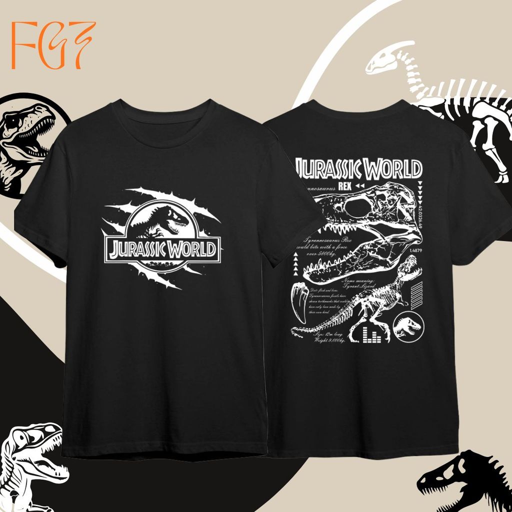 Camiseta Esqueleto Fossil Dinossauro T Rex Parque Dos Dinossauros Era Mesozoica Sci Fi Biologia Antropologia Aventura 
