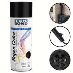 PRETO FOSCO (ALTA) 350ML TEKBOND