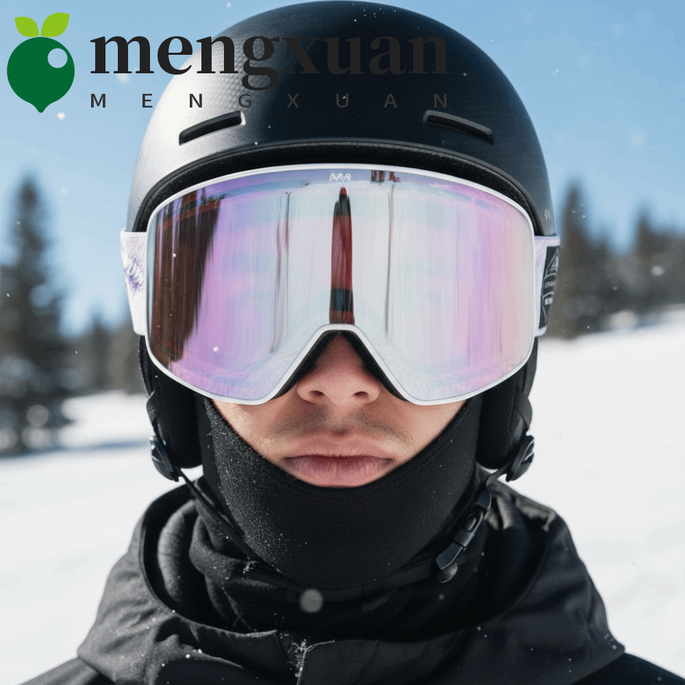 Óculos De Snowboard MENGXUAN1 , Esqui Antiembaçantes De Camada Dupla Neve Com Revestimento Completo De Proteção UV400