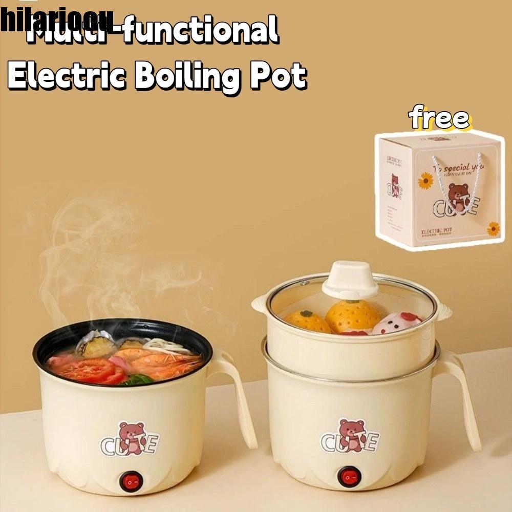 HILARIOOU Panela De Desenho Animado , Arroz , Proteção Contra Fervura A Seco , Fogão Elétrico Antiaderente Aquecedora De