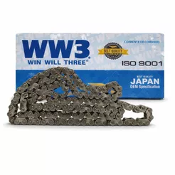 Corrente Comando WW3 90 Elos YBR 125 Factor Lead 110