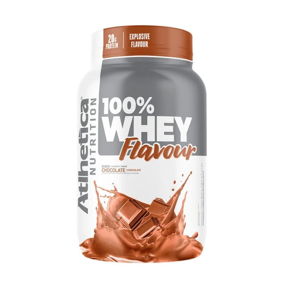 100% Whey Flavour (900g) - Vencimento 12/07/2026 - Sabor: Chocolate