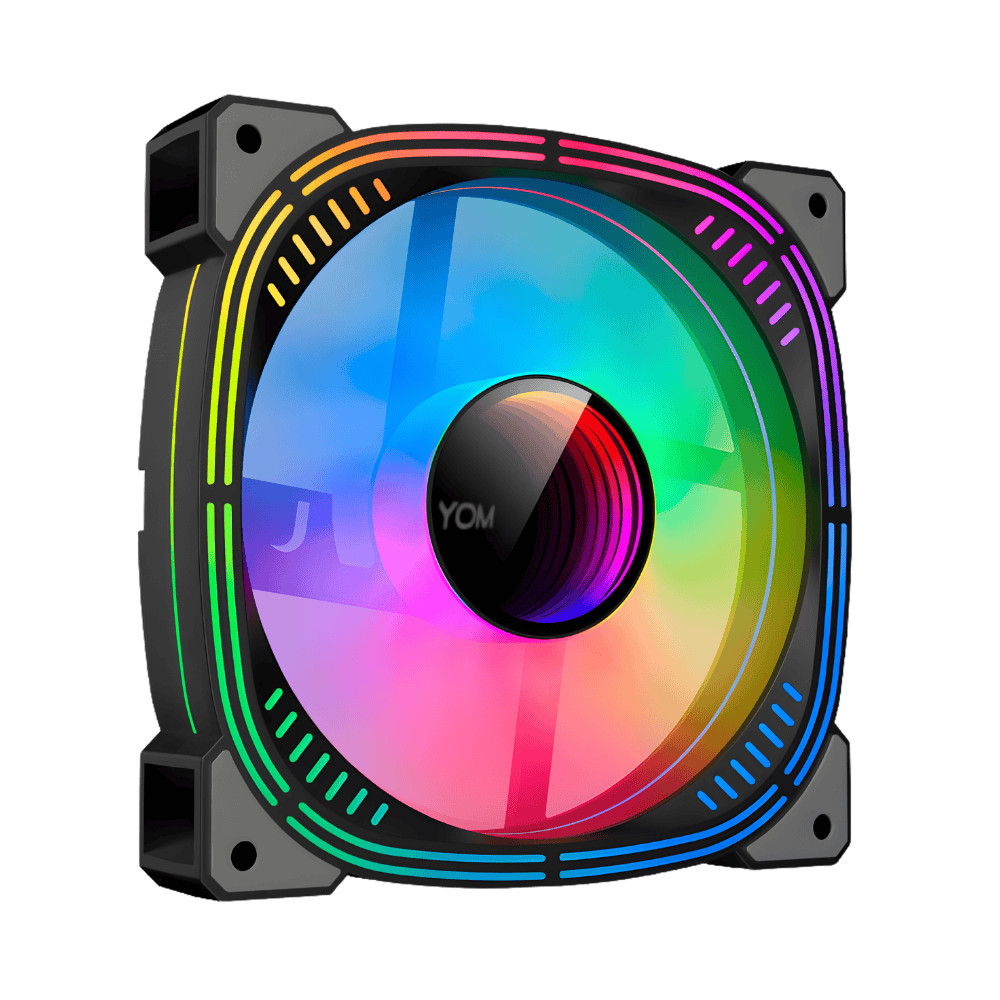 Cooler Fan Ventoinha 120mm Led Rgb Hayom Silencioso Gamer