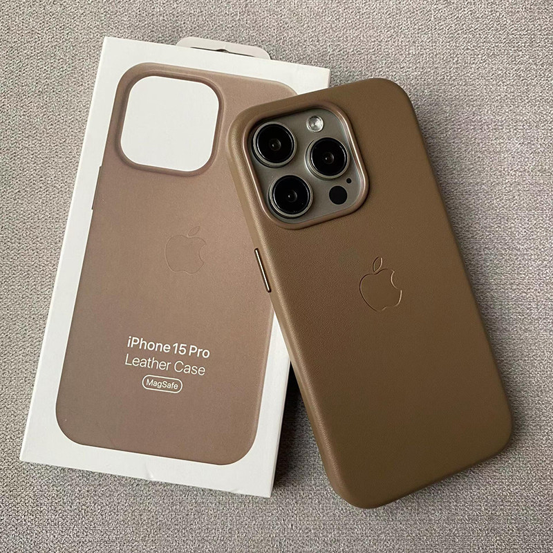 Capa Case Premium Couro Luxo Magsafe Anti Impacto Compatível iPhone 15 Pro Max 16 Pro e 16 Pro max