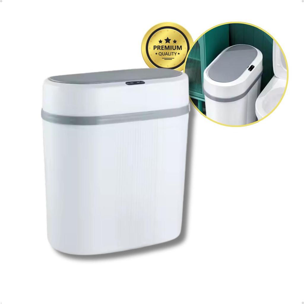 Lixeira Inteligente Sensor Automático 12l Banheiro Cozinha