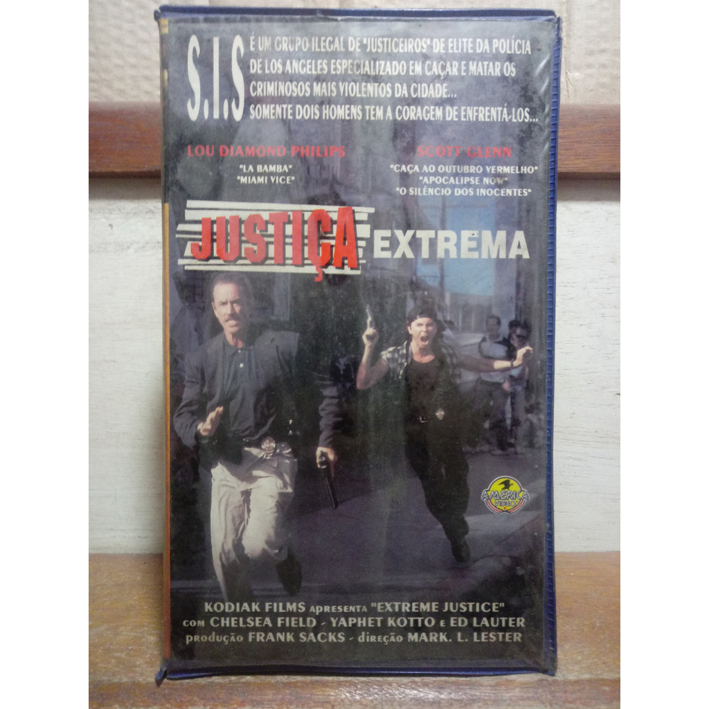 Vhs Justiça Extrema - Lou Diamond Philips