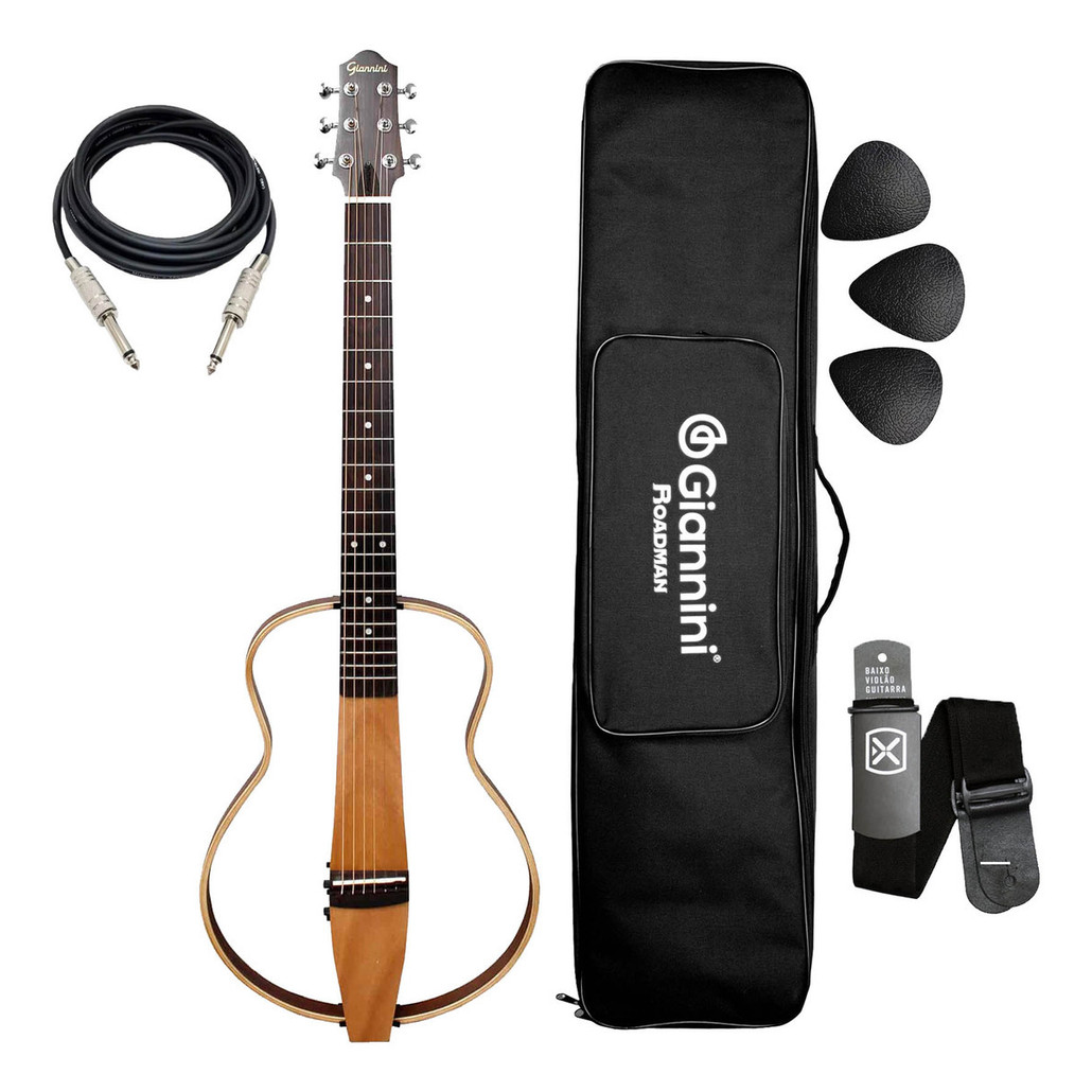 Violão Eletroacústico Giannini Roadman Grms Aço Natural Na