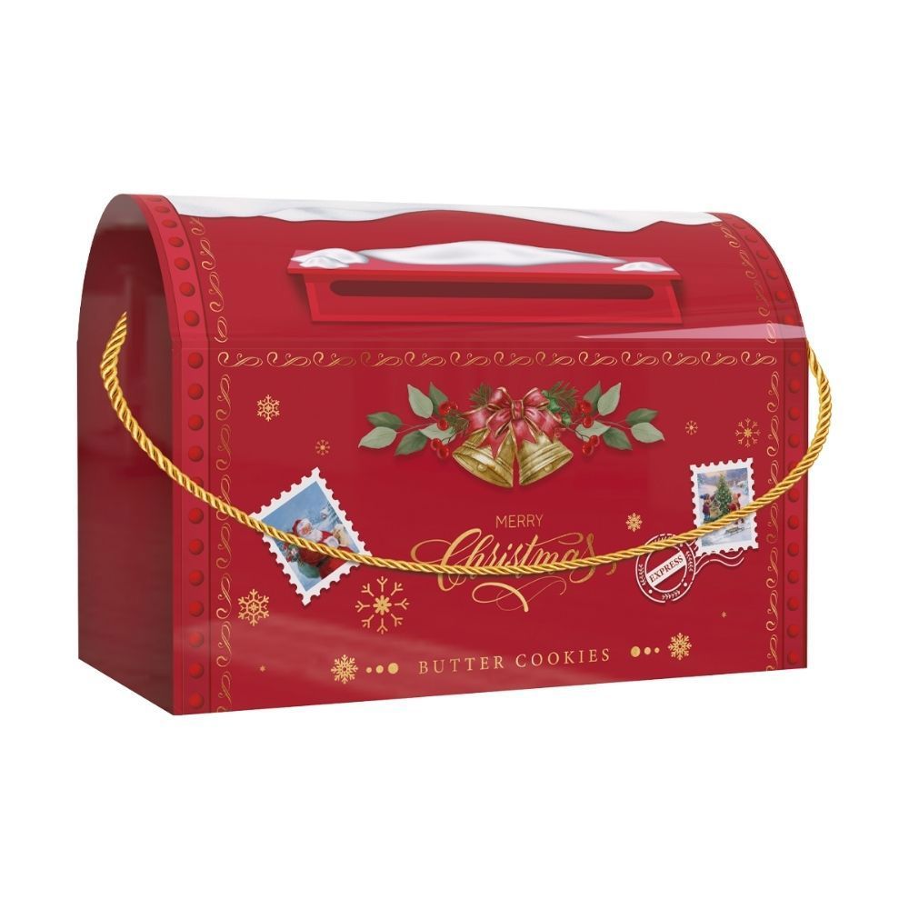Cesta De Natal Kit Natalino Santa Claus Box Santa Edwiges