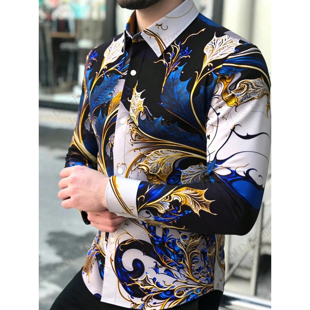 Cardigan Manga Longa Camisas Havaianas Padrão Floral Impressão 3d Camisa De Praia Das Mulheres Dos Homens Moda Casual So