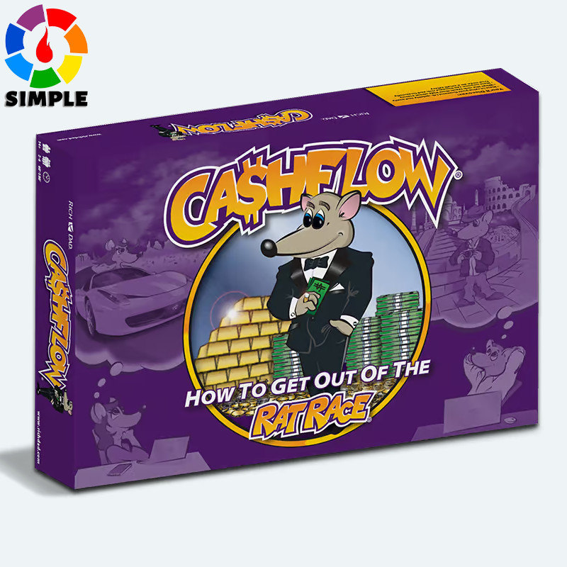 Rich Dad CASHFLOW Board Game, Educational Business & Finance Literacy Game, Ages 14 & Up - Financial Learning Games for