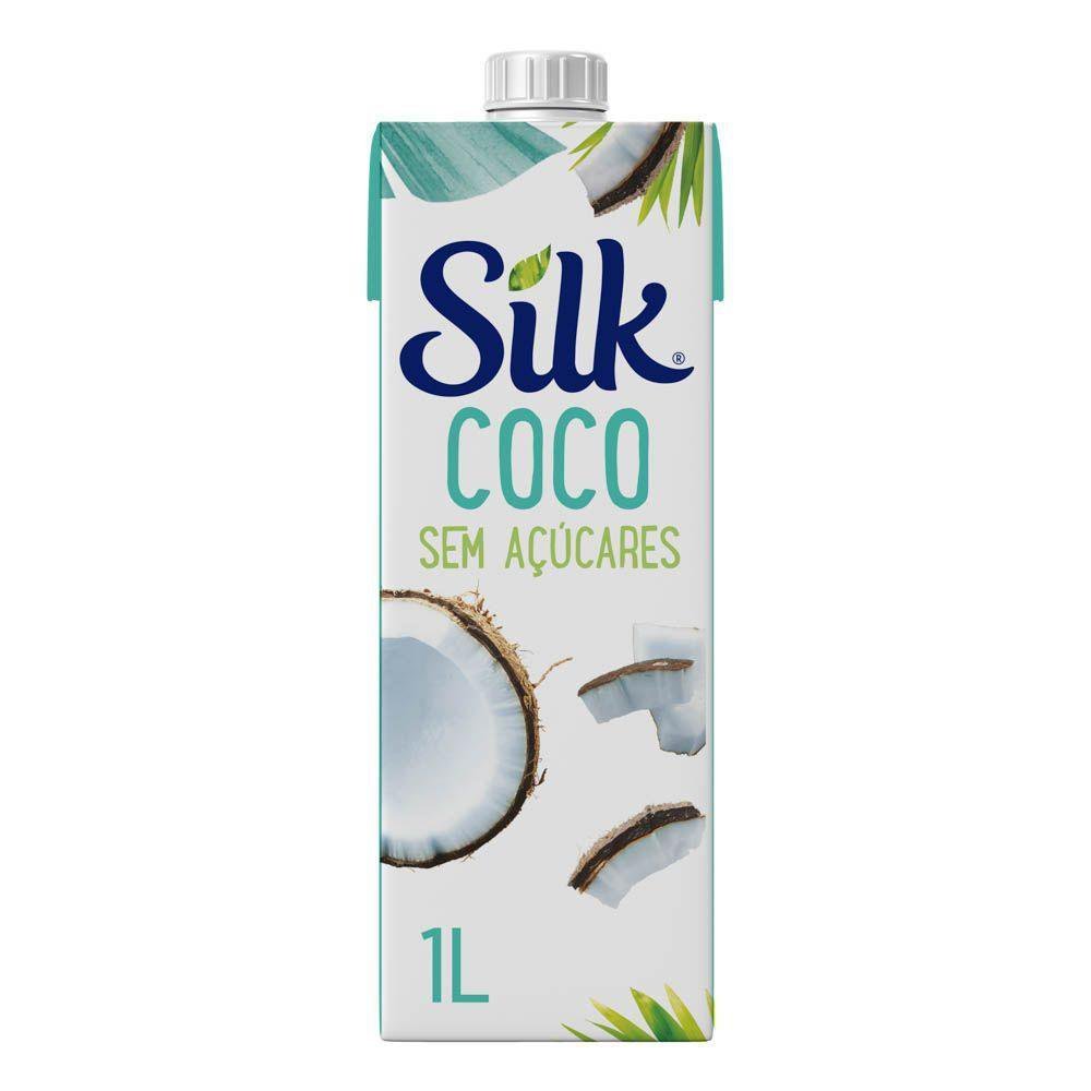Bebida Vegetal Silk Coco 1L Sem Açúcar 1L em Oferta na Shopee