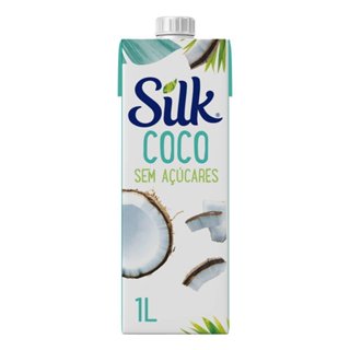 Bebida Vegetal Silk Coco 1L Sem Açúcar 1L em Oferta na Shopee
