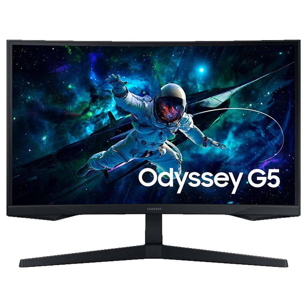 Monitor 27" Samsung Ls27cg552elmzd Odyssey G5 Gamer Curvo Qhd / 165hz / 1ms / Hd