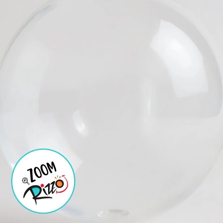 Balão Bubble Transparente - 20" 50cm - 50 unidades - Bobo Balloon - Rizzo — imagem 2 de 2
