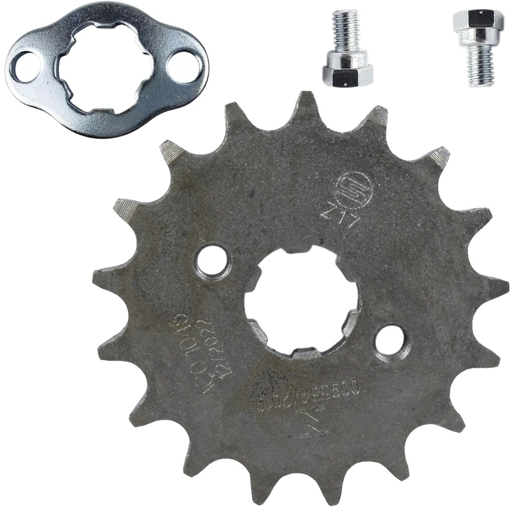Pinhão de transmissão relação 17 428 YBR125 Factor XTZ125 CG125 Fan Titan Today XLR125 XLS125 XT225 TDM225 DT180 NX150