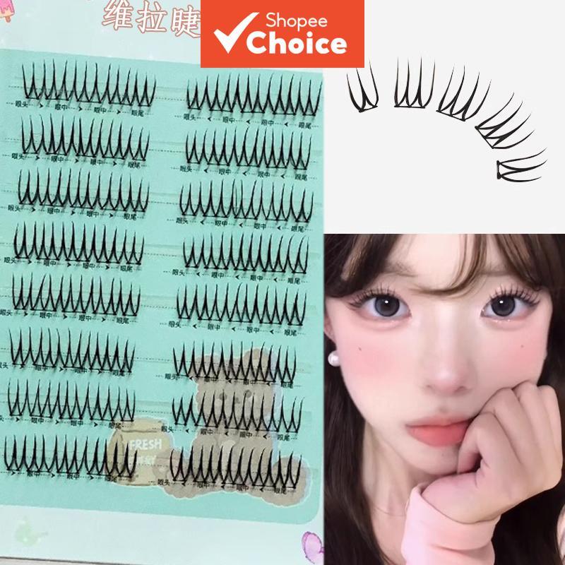  Cílios U-Curl Perfeitos para Câmera: Clusters Únicos de Diabinho Mais Vendidos (Natural e Fofos) para Iniciantes