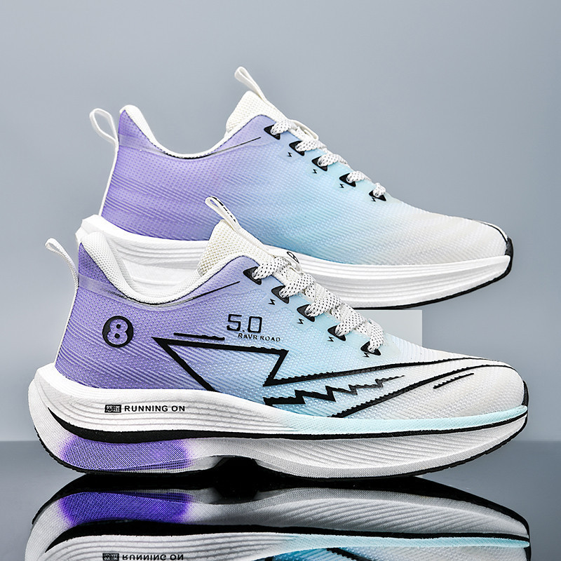 Novos Tênis De Corrida Profissional Fibra Carbono Respirável Sapatos Esportivos Para Homens E Mulheres Estudantes