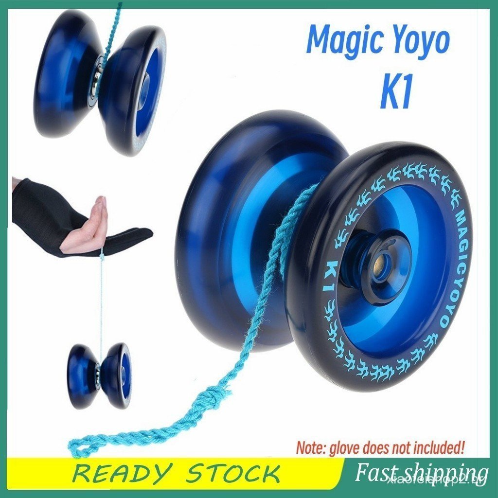 ✨ EM ESTOQUE ✨ Yoyo Mágico Profissional K1 Spin ABS Yoyo 8 Bolas Rolamento KK com Corda Giratória para Crianças SIEC