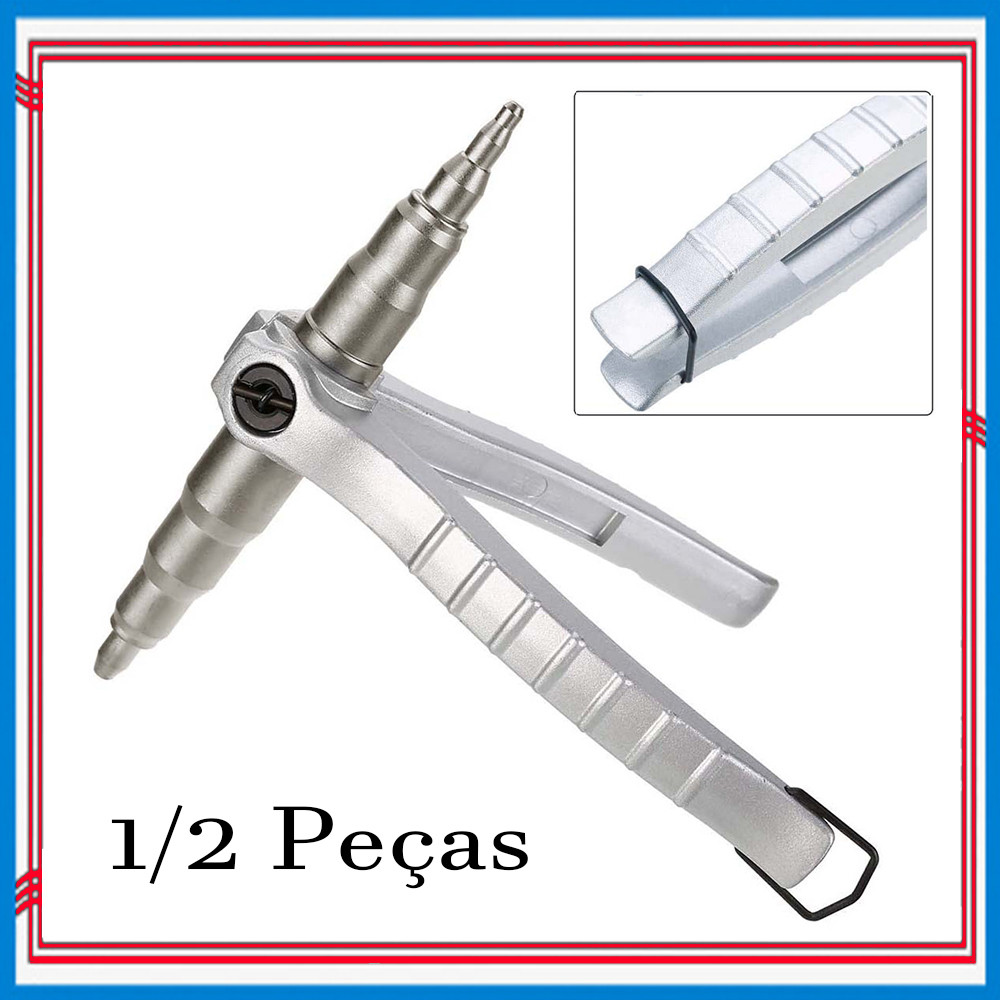 Ferramenta manual de expansão de tubo de cobre de 1/2 peça, ferramenta de refrigeração manual de 1/4 pol.-7/8 polegadas
