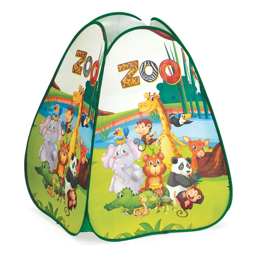 Toca Barraca Casa Infantil Dobravel Pop Up Zoo