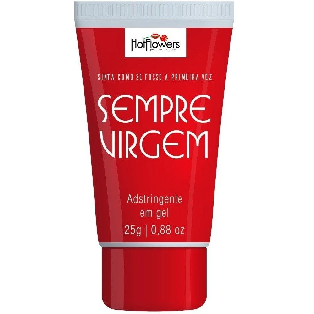 Gel Adstringente Sempre Virgem 25gr Hot Flowers Produtos Eróticos Para Mulheres SEX SHOP — imagem 2 de 2