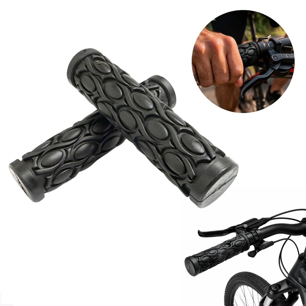 Manopla Anatômica Bike Bicicleta Guidão Ergonomica Borracha