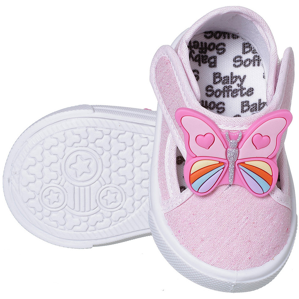 Tênis Infantil Menina Antiderrapante Borboleta Borboletinha Diversas Cores Primeiros Passos em Oferta na Shopee