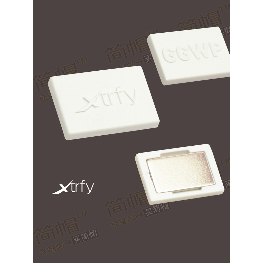 Placa de identificação XTRFY K5 magnética GGWP placa de identificação Original para teclado Mecânico