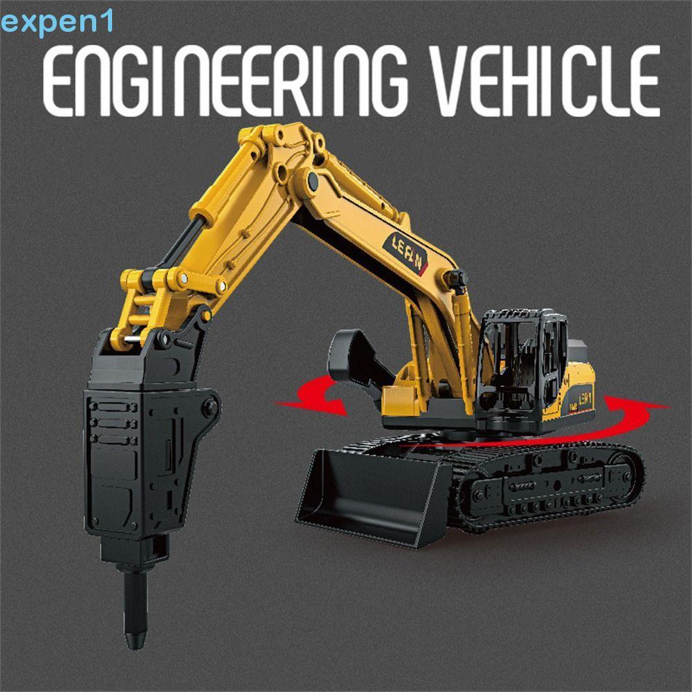 Brinquedo De Guindaste De Simulação EXPEN , Brinquedos De Modelo De Escavadeira De Perfuração , Modelos De Engenharia , 