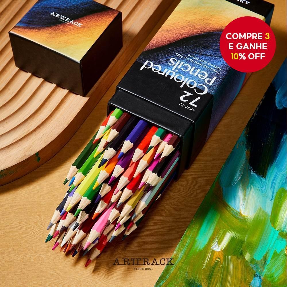 72/120 Cores Caixa De Chumbo Oleoso Pintura A Lápis Designer Material Escolar De Papelaria