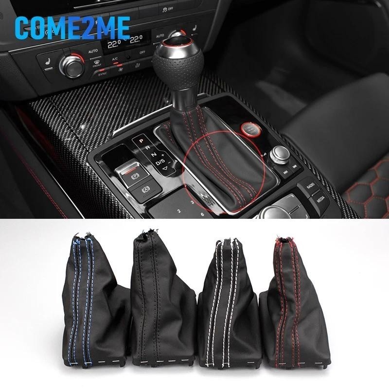 Para Audi A3 S3 RS3 Q5 S6 RS6 A4 A5 A7 A6 Golf 7 7.5 GTI Botão De Mudança De Engrenagem Automático Alavanca Couro Handeb