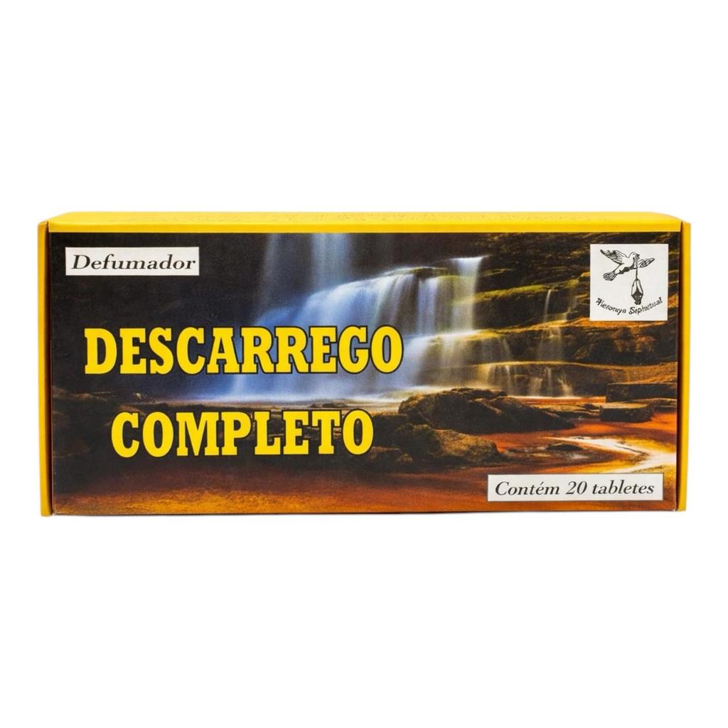 Defumador Natureza Descarrego Completo Tablete | Limpeza Espiritual | Descarrego | Proteção