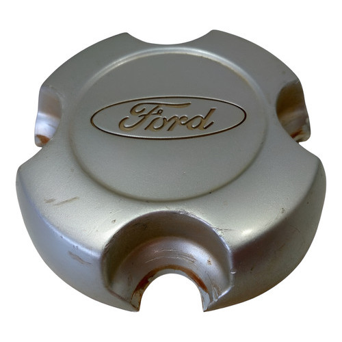 Calota Capa Miolo Central Roda 2.0 Ford Ecosport 2010 A 2017 - Prata